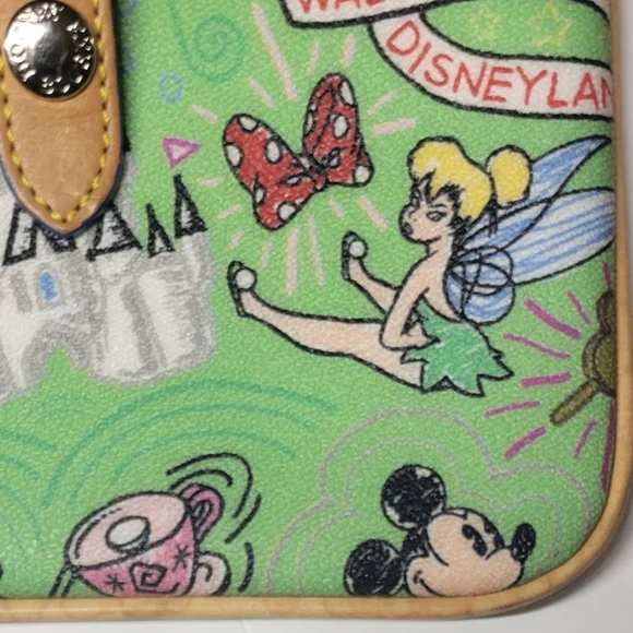 Dooney & Bourke Disney Sketchbook Tinkerbell Letter Carrier Bag - Picture 4 of 7